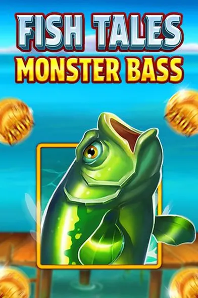 Fish Tales Monster Bass von Booming Games, Spielcover