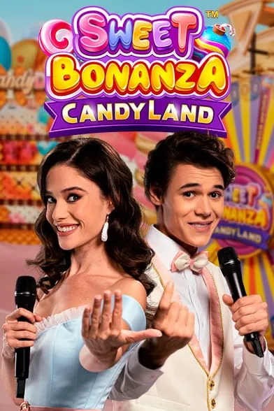 Sweet Bonanza Candyland von Pragmatic Live, Spielcover